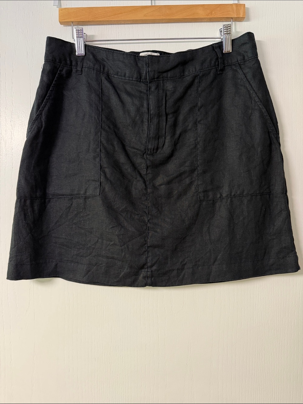 Nicole Miller 100% Linen Miniskirt